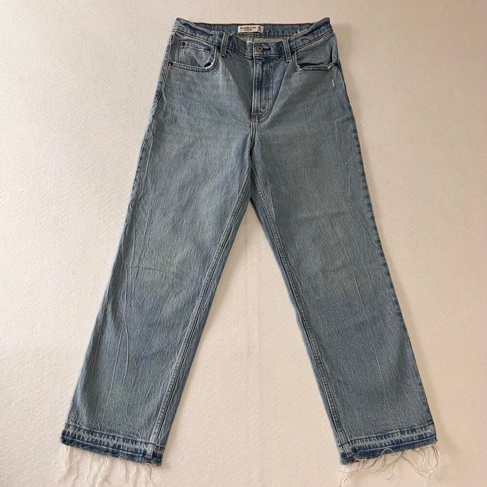Abercrombie fitch 90s straight ultra high rise